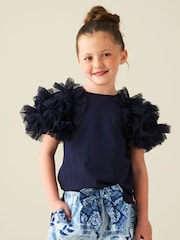 Angel & Rocket Kendra Ruffle Sleeve T-Shirt - 圖片 1/6