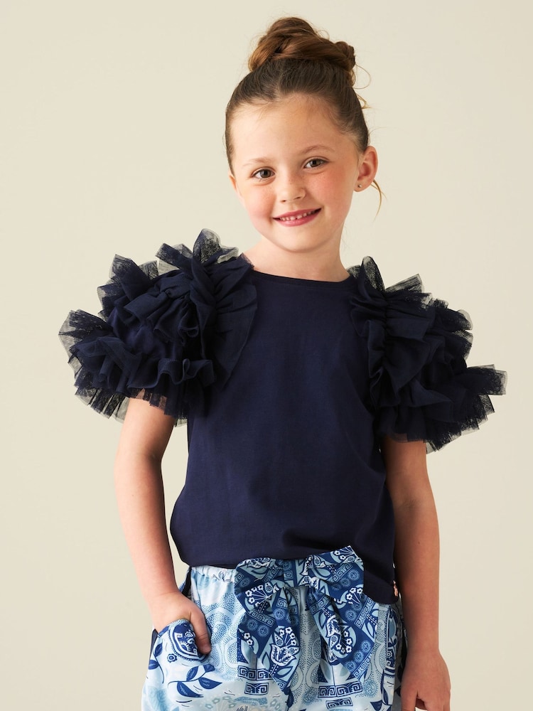 Angel & Rocket Kendra Ruffle Sleeve T-Shirt - 圖片 1/6