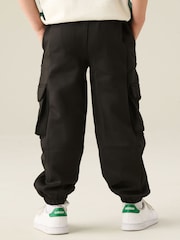 Angel & Rocket Black Frank Mix Panelled Cuffed Joggers - Image 5 of 5