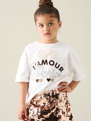 Angel & Rocket White Quinn L'Amour T-Shirt - Image 1 of 2