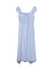 VERO MODA Blue Striped Sleeveless Maxi Dress - Image 2 of 2