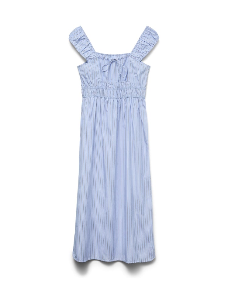 VERO MODA Blue Striped Sleeveless Maxi Dress - Image 2 of 2
