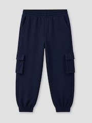 Angel & Rocket Blue Frank Mix Panelled Cuffed Joggers - Image 6 of 6