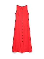 VERO MODA Red Sleeveless Round Neck Maxi Dress - Image 1 of 1