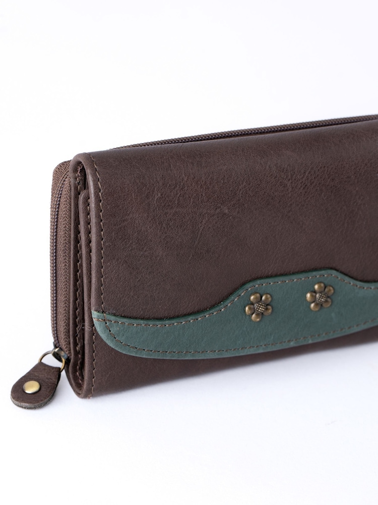 Smeđa - Lakeland Leather Hartsop Flapover Torbica - Slika 3 od 3
