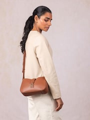 Lakeland Leather Brown Dalston Cross-Body Bag - Image 2 of 7