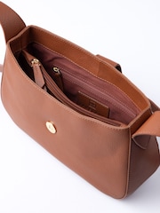 Lakeland Leather Brown Dalston Cross-Body Bag - Image 6 of 7