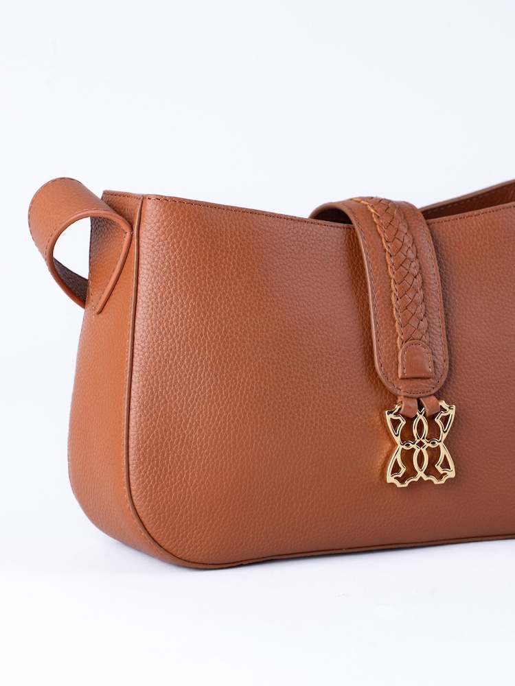 Lakeland Leather Brown Dalston Cross-Body Bag - Image 7 of 7 Lakeland Leather Brown Dalston Cross-Body Bag - Image 7 of 7