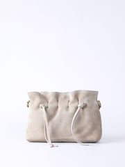 Lakeland Leather Nude Santon Suede Cross-Body Bag - Image 3 of 7