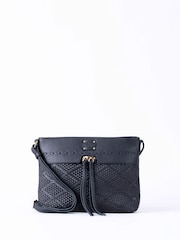 Lakeland Leather Blue Wasdale Cross Body Bag - Image 1 of 6