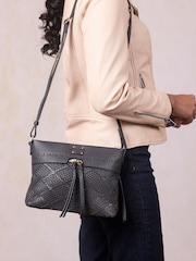 Lakeland Leather Blue Wasdale Cross Body Bag - Image 2 of 6