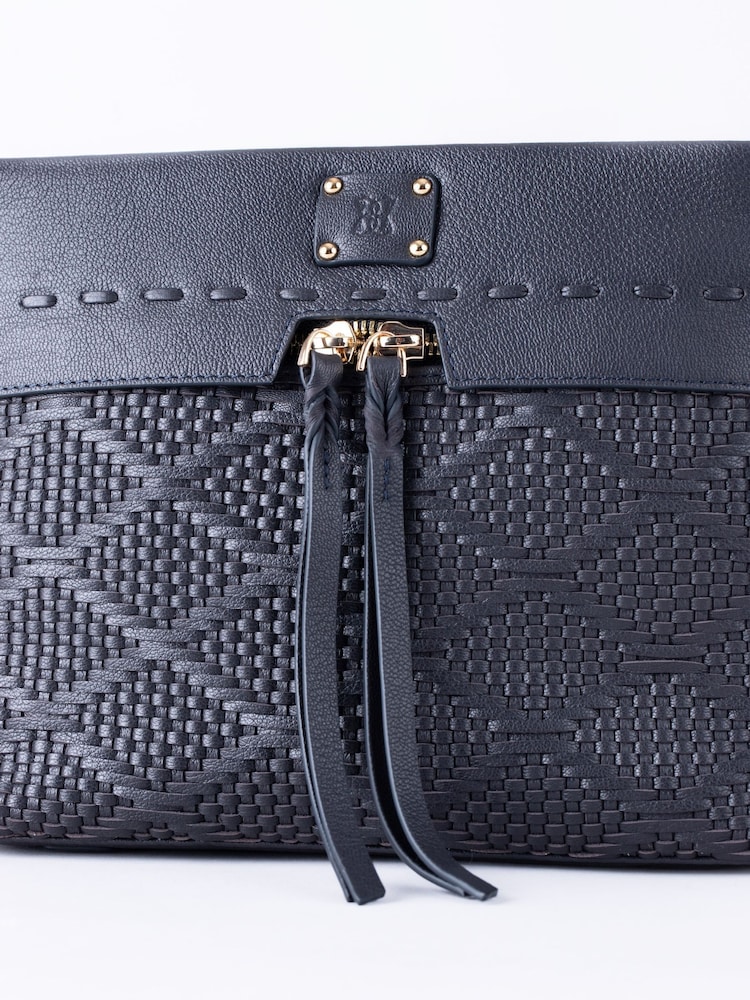 Lakeland Leather Blue Wasdale Cross Body Bag - Image 6 of 6 Lakeland Leather Blue Wasdale Cross Body Bag - Image 6 of 6