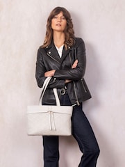 Lakeland Leather White Wasdale Tote Bag - Image 2 of 6