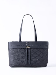 Lakeland Leather Blue Wasdale Tote Bag - Image 1 of 7