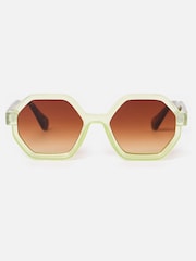 Oliver Bonas Crystal Hexagonal Sunglasses - Εικόνα 1 του 5