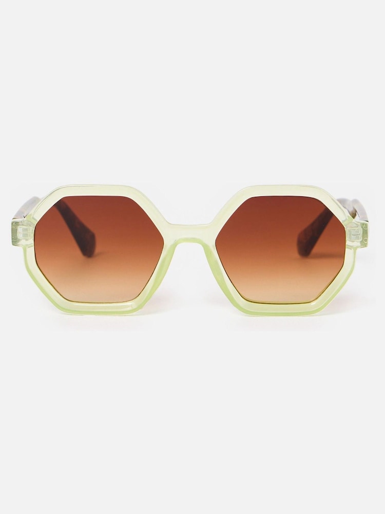 Oliver Bonas Crystal Hexagonal Sunglasses - Εικόνα 1 του 5