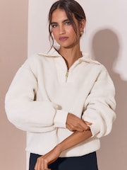 OSIA Borg Zip Through 3/4 Fleece - Bild 4 von 8