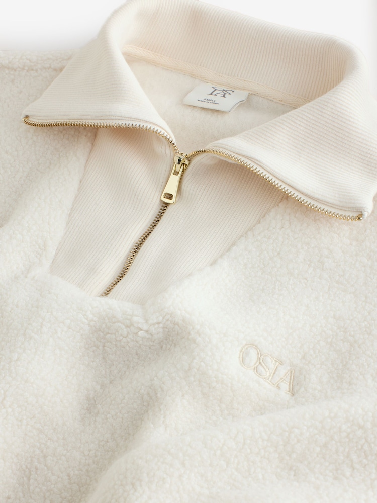 OSIA Borg Zip Through 3/4 Fleece - Bild 8 von 8