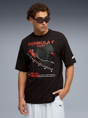 Puma Black F1 Graphic Relaxed T-Shirt - Image 1 of 5