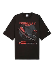 Puma Black F1 Graphic Relaxed T-Shirt - Image 4 of 5