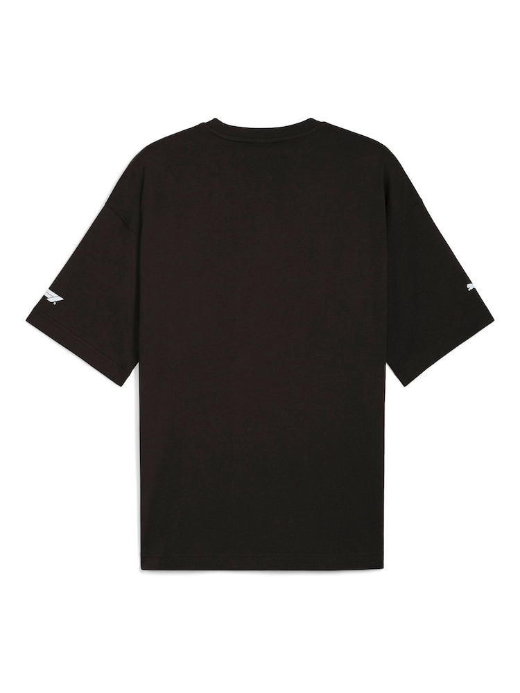 Puma Black F1 Graphic Relaxed T-Shirt - Image 5 of 5