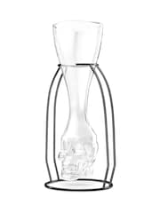 Jeray Set of 2 Clear Brainfreeze Skull with Skeletal Frame - Image 2 of 4