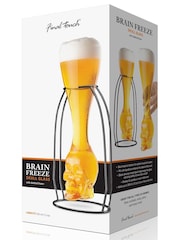 Jeray Set of 2 Clear Brainfreeze Skull with Skeletal Frame - Image 4 of 4