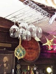 Jeray Chrome Bar Originale Wall Glass Rack - Image 1 of 4