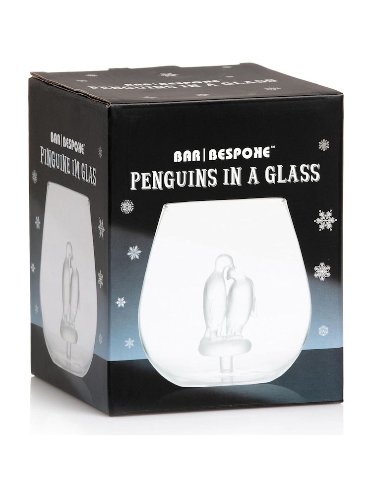 Jeray Set of 2 Clear Bar Penguin In A Glass 400ml - Image 4 of 4