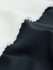 Black Long Sleeve Edit T-Shirt with Mock Layer - Image 8 of 8
