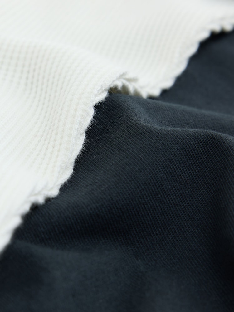 Black Long Sleeve Edit T-Shirt with Mock Layer - Image 8 of 8