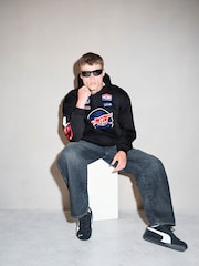 Melns - EDIT License JT Racing Graphic Hoodie - Attēls 3 no 9
