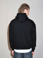 Melns - EDIT License JT Racing Graphic Hoodie - Attēls 4 no 9