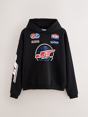 Melns - EDIT License JT Racing Graphic Hoodie - Attēls 7 no 9