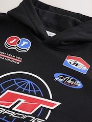 Melns - EDIT License JT Racing Graphic Hoodie - Attēls 9 no 9