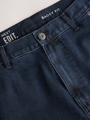 Dark Blue Baggy Fit EDIT Carpenter Jeans - Image 10 of 13