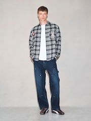 Dark Blue Baggy Fit EDIT Carpenter Jeans - Image 2 of 13