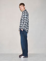 Dark Blue Baggy Fit EDIT Carpenter Jeans - Image 3 of 13
