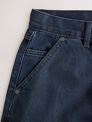 Dark Blue Baggy Fit EDIT Carpenter Jeans - Image 9 of 13