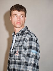 Մոնոխրոմ - Edit Long Sleeve Check Badge Shirt - Պատկեր 3 6-ից