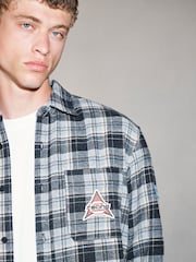 Մոնոխրոմ - Edit Long Sleeve Check Badge Shirt - Պատկեր 5 6-ից
