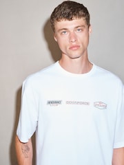 Black/White Motorbike Graphic Edit T-Shirt - Image 5 of 5