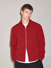 Red EDIT Collared Twin Pocket Jacket - Image 1 of 12