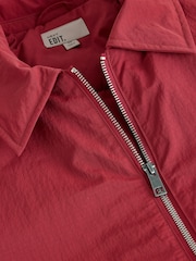 Red EDIT Collared Twin Pocket Jacket - Image 9 of 12