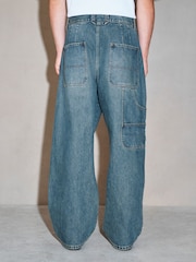 Light Blue EDIT Ultra Baggy Jeans - Image 4 of 6