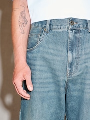 Light Blue EDIT Ultra Baggy Jeans - Image 6 of 6