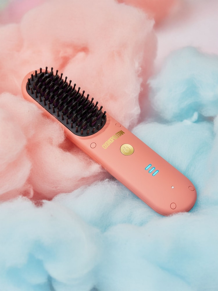Cosmopolitan Cotton Candy Rechargeable Hair Straightener Brush - Image 6 of 6