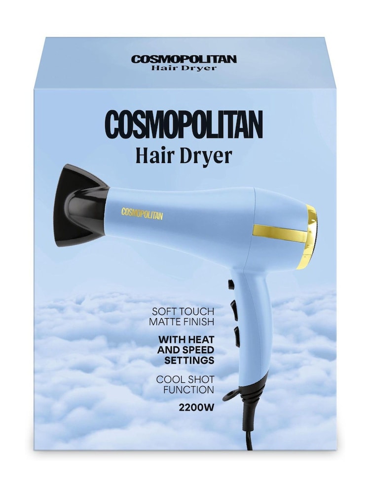 Cosmopolitan Blue Cotton Candy Foldable Hairdryer - Image 2 of 4