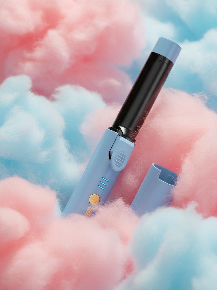 Cosmopolitan Blue Cotton Candy Rechargeable Hair Curler - Image 1 of 4