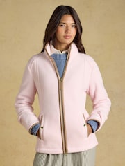 Hellpink - Joules Heritage Polarfleecejacke mit Reißverschluss - Bild 1 von 9